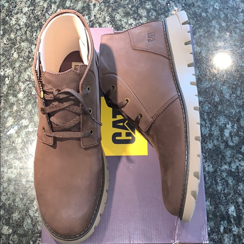 CAT Sidcup Leather Chukka Boots Size 11.5